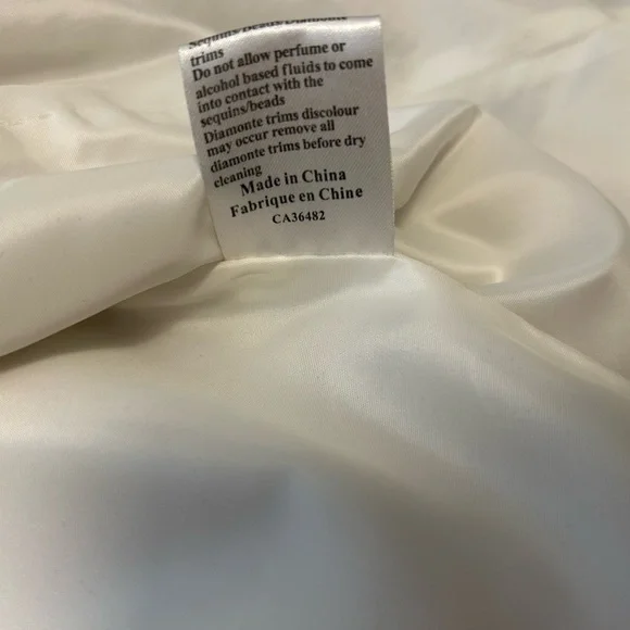 Frank Usher size 12 sequin lace effect blazer NWOT shoulder pads! Fits smaller!! - Picture 10 of 16